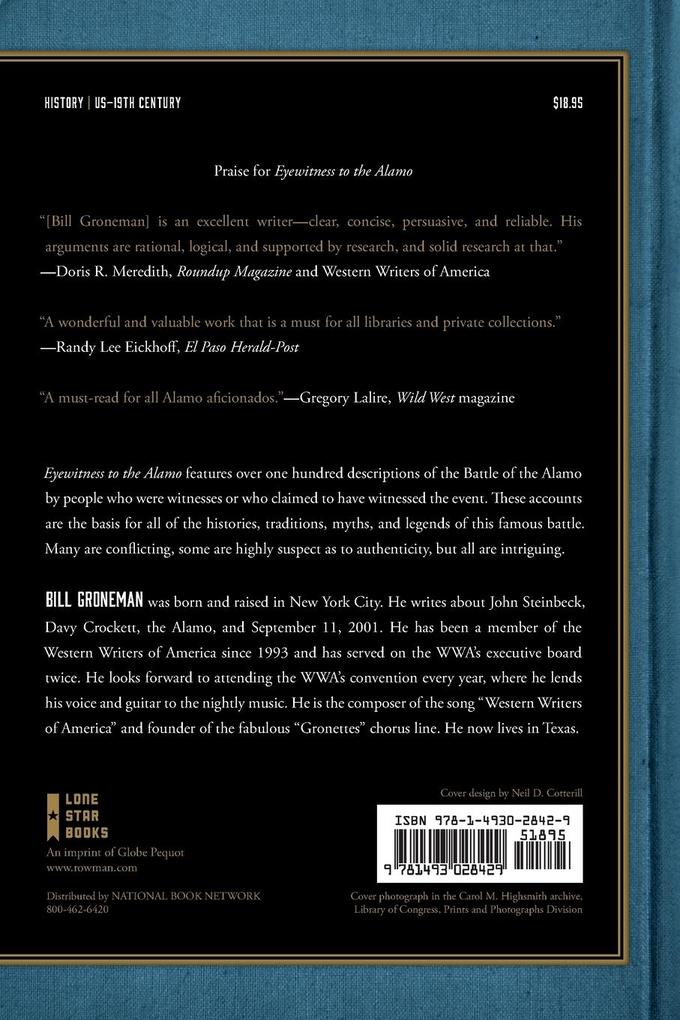 Weitere Ansicht: Eyewitness to the Alamo | Bill Groneman