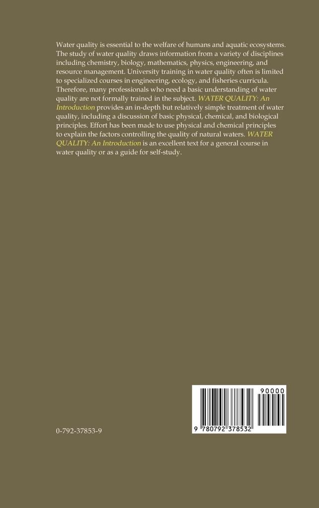Weitere Ansicht: Water Quality | Claude E. Boyd