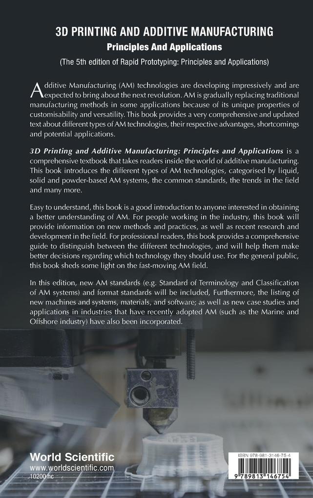 Weitere Ansicht: 3D PRINT & ADDIT MANUFAC(5TH ED) | Chua Chee Kai