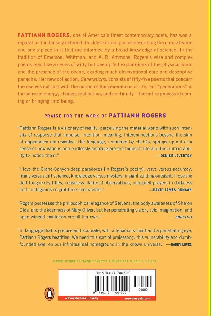 Weitere Ansicht: Generations | Pattiann Rogers