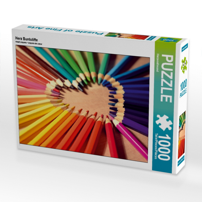 Produktbild: Herz Buntstifte (Puzzle) | Herzensfreund