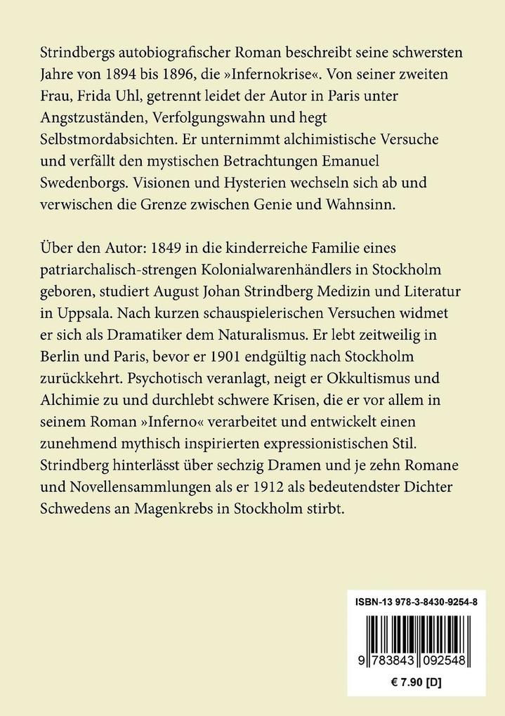 Weitere Ansicht: Inferno | August Strindberg