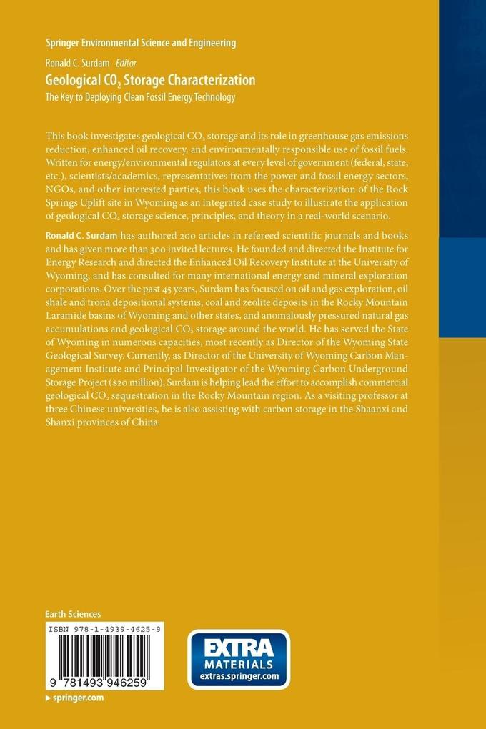 Weitere Ansicht: Geological CO2 Storage Characterization