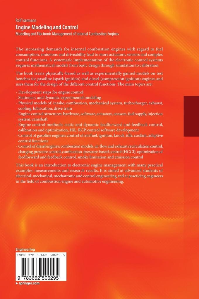 Weitere Ansicht: Engine Modeling and Control | Rolf Isermann