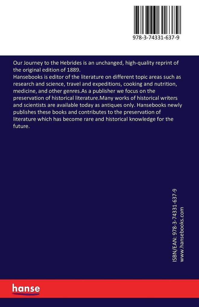 Weitere Ansicht: Our Journey to the Hebrides | Joseph Pennell, Elizabeth Robins Pennell