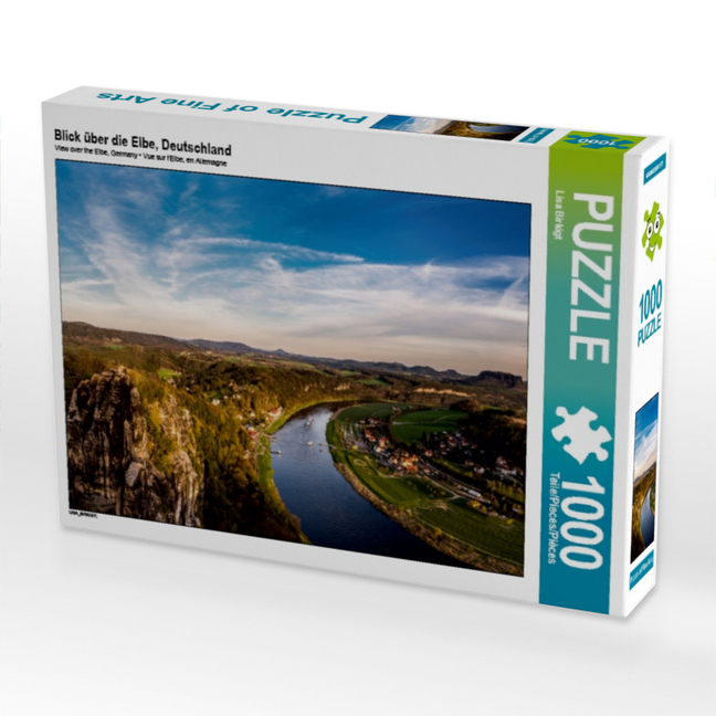 Produktbild: Blick über die Elbe, Deutschland (Puzzle) | Lisa Birkigt