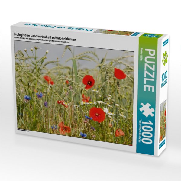 Produktbild: Biologische Landwirtschaft mit Mohnblumen (Puzzle) | Meike Bölts