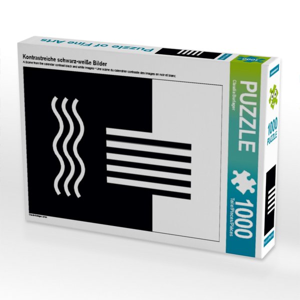 Produktbild: CALVENDO Puzzle Kontrastreiche schwarz-weiße Bilder | 1000 Teile Lege-Größe 64x48cm Foto-Puzzle für glückliche Stunden | Calvendo