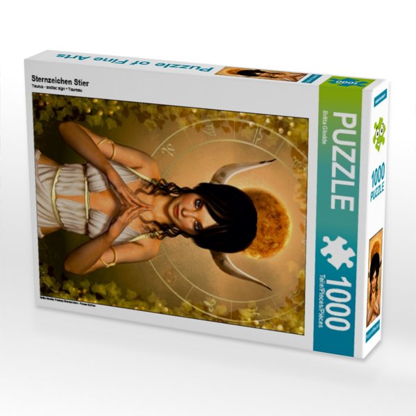 Produktbild: CALVENDO Puzzle Sternzeichen Stier | 1000 Teile Lege-Größe 64x48cm Foto-Puzzle für glückliche Stunden | Calvendo