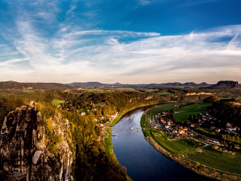 Weitere Ansicht: Blick über die Elbe, Deutschland (Puzzle) | Lisa Birkigt