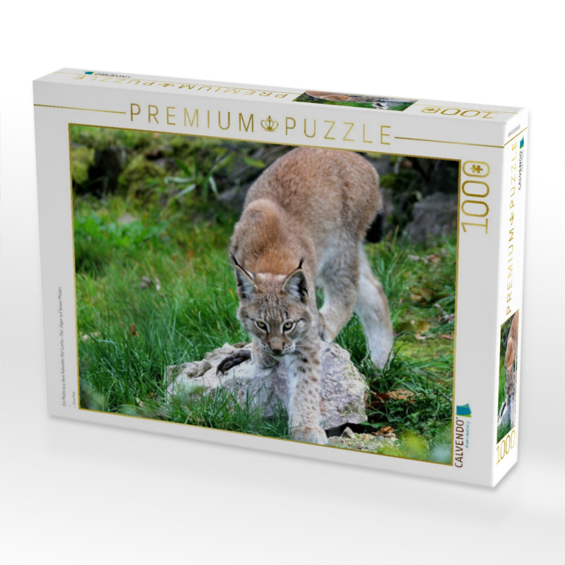 Weitere Ansicht: CALVENDO Puzzle Ein Motiv aus dem Kalender Der Luchs - Der Jäger auf leisen Pfoten | 1000 Teile Lege-Größe 64x48cm Foto-Puzzle für glückliche Stunden | Calvendo