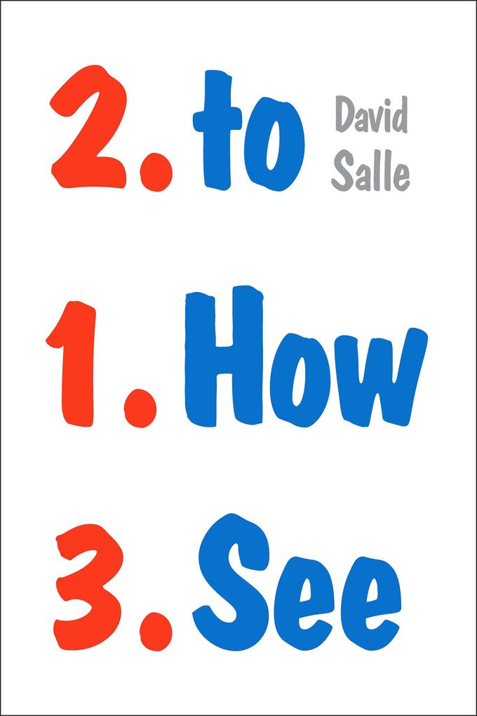 Produktbild: How to See | David Salle