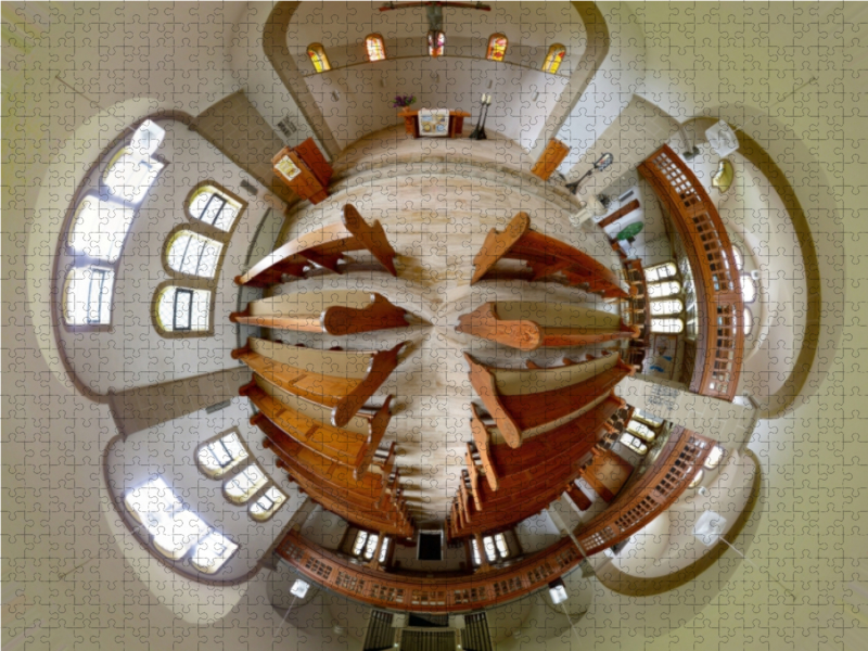 Weitere Ansicht: CALVENDO Puzzle Braker Kirche in Bielefeld - Brake | 1000 Teile Lege-Größe 64x48cm Foto-Puzzle für glückliche Stunden | Calvendo