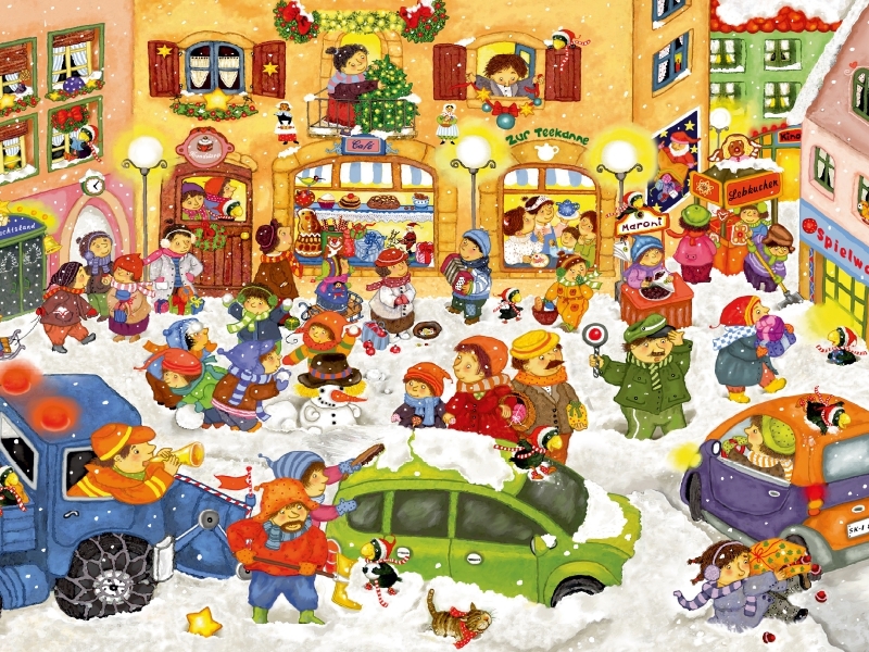 Weitere Ansicht: Adventszeit (Puzzle) | Marion Kraetschmer