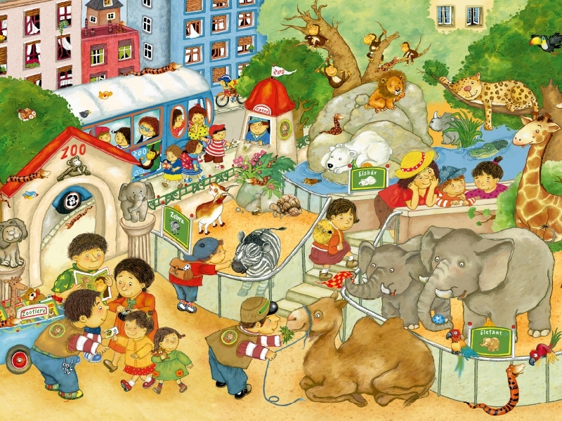 Weitere Ansicht: Kleiner Zoo (Puzzle) | Marion Kraetschmer