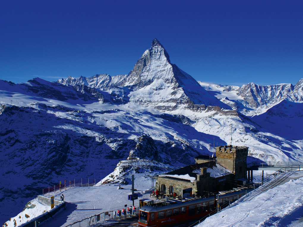 Weitere Ansicht: CALVENDO Puzzle Gornergrat mit Matterhorn. Zermatt 1000 Teile Lege-Größe 64 x 48 cm Foto-Puzzle Bild | Calvendo