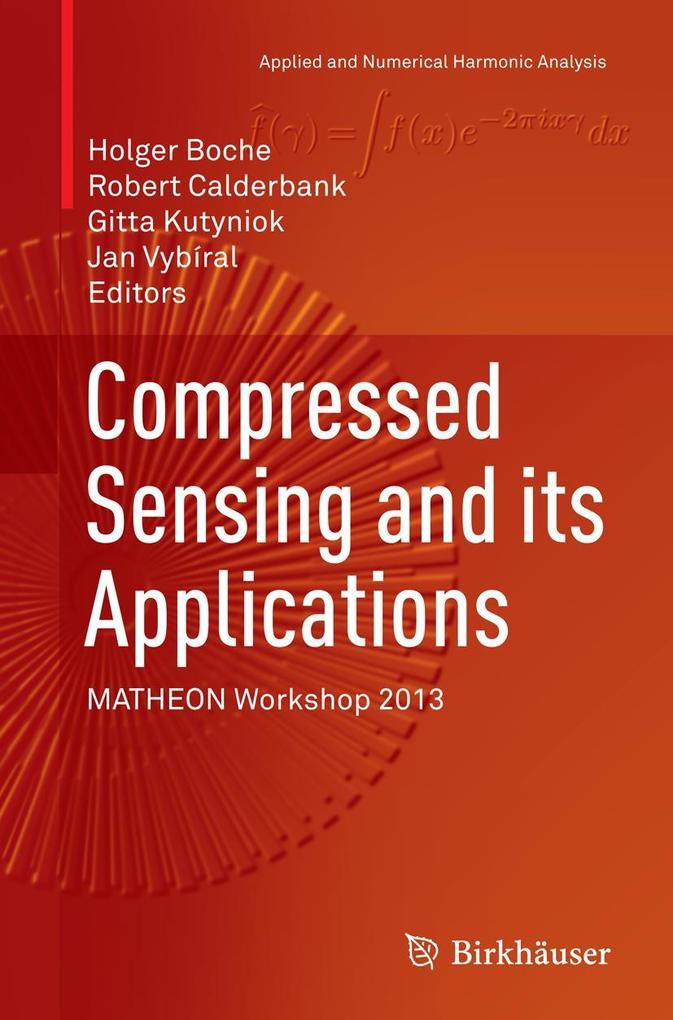 Produktbild: Compressed Sensing and its Applications