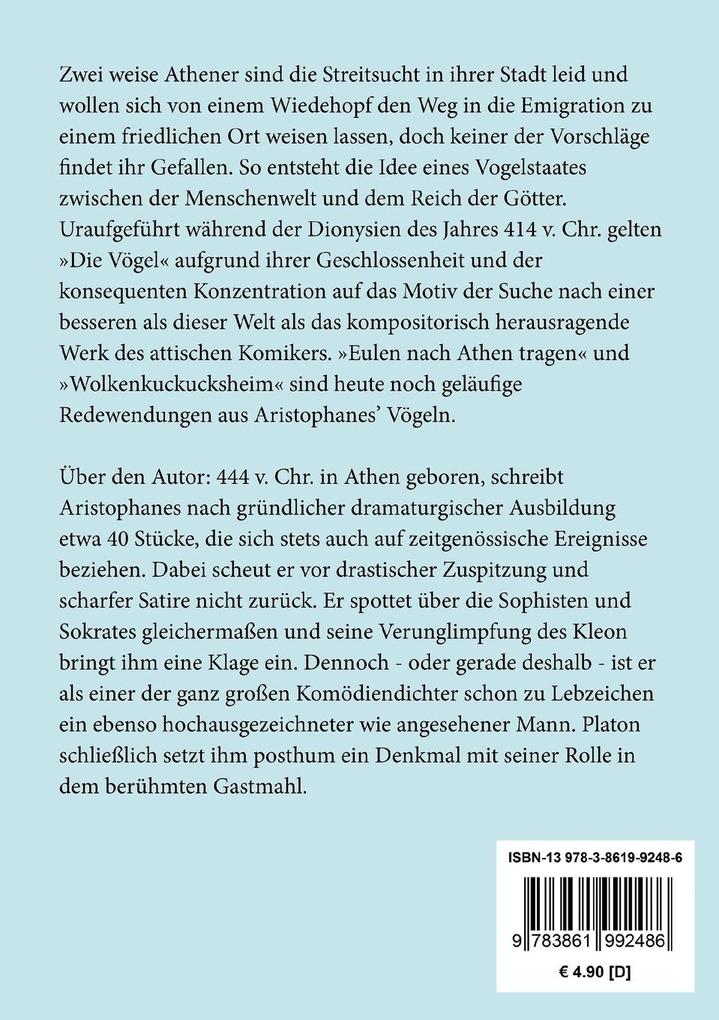 Weitere Ansicht: Die Vögel | Aristophanes