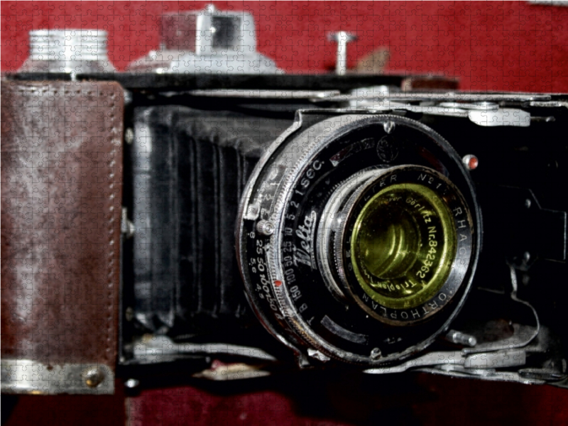 Weitere Ansicht: Alte Rollfilm-Kamera (Puzzle) | Renate Bleicher