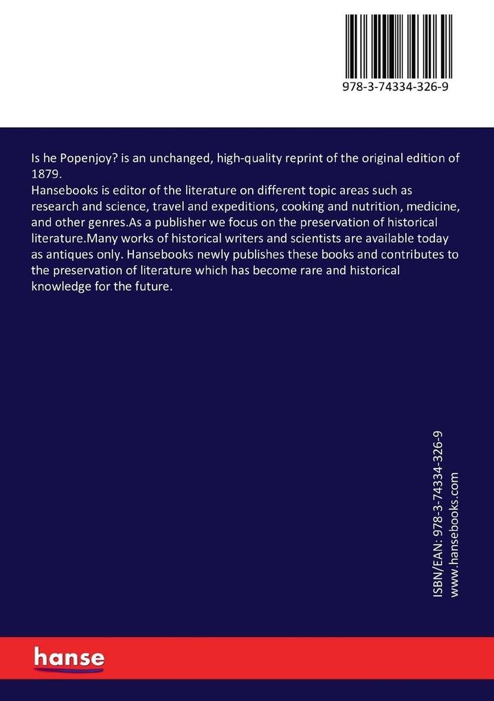 Weitere Ansicht: Is he Popenjoy? | Anthony Trollope