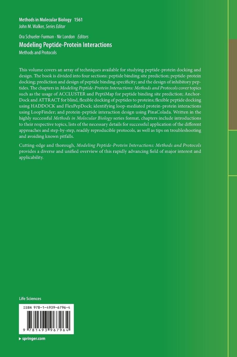 Weitere Ansicht: Modeling Peptide-Protein Interactions