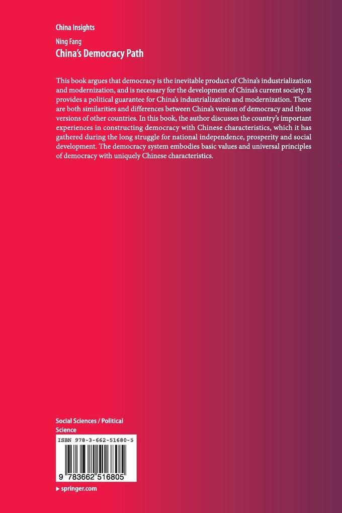 Weitere Ansicht: China's Democracy Path | Ning Fang