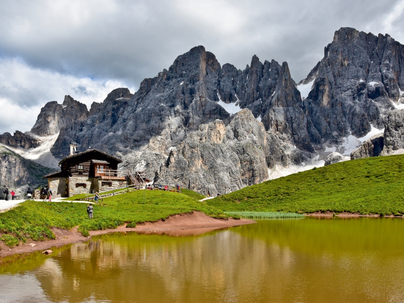 Weitere Ansicht: Baita Segantini vor Punta Rolle (Puzzle) | Joachim Barig