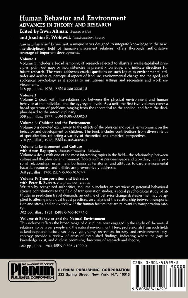 Weitere Ansicht: Elderly People and the Environment