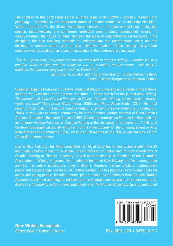 Weitere Ansicht: Creative Writing Studies