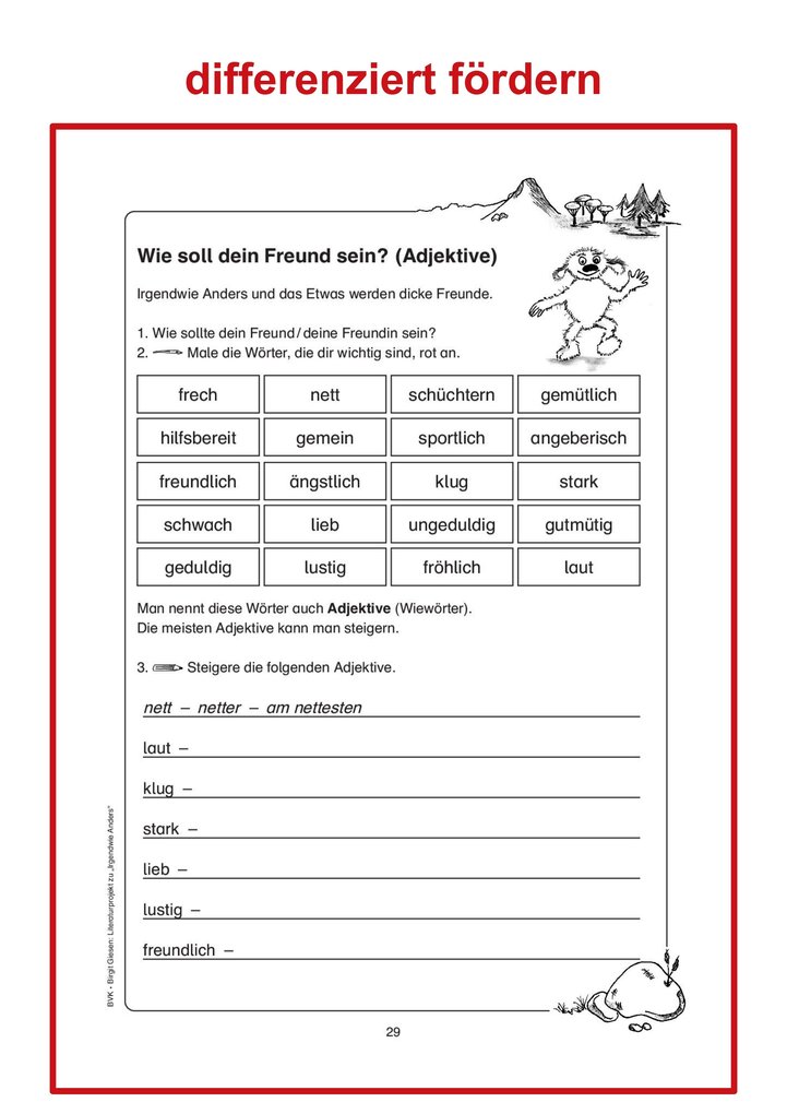 Weitere Ansicht: Literaturprojekt zu Irgendwie anders | Birgit Giesen