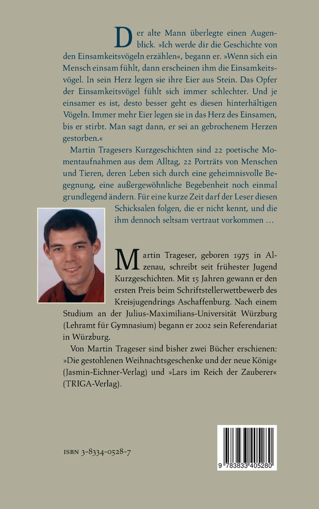 Weitere Ansicht: Die Einsamkeitsvögel | Martin Trageser