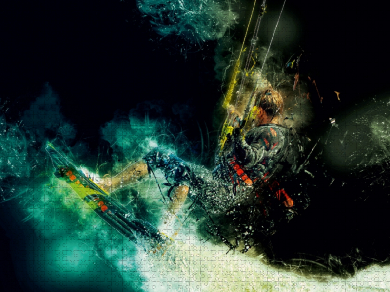 Weitere Ansicht: Kitesurfen (Puzzle) | Peter Roder