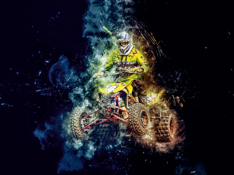 Weitere Ansicht: Quad, extrem cool (Puzzle) | Peter Roder