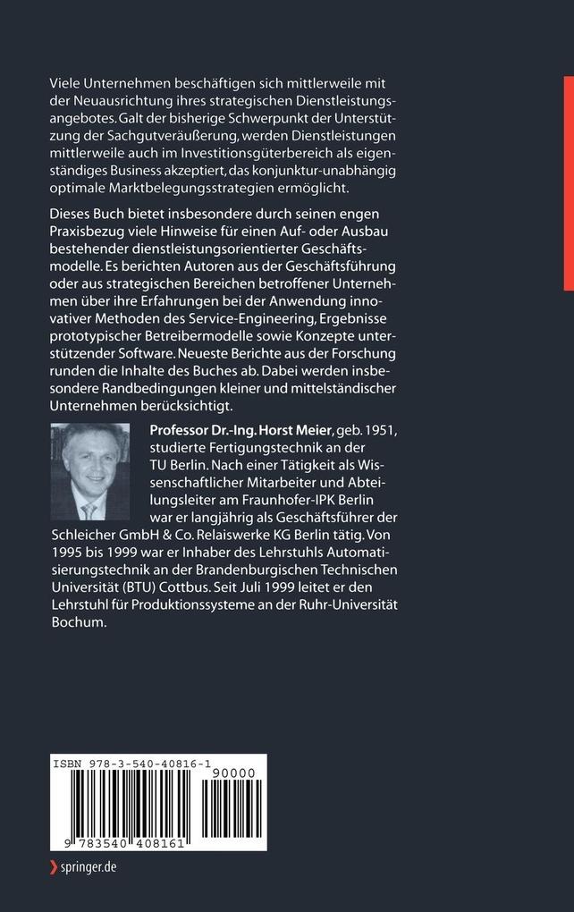 Weitere Ansicht: Dienstleistungsorientierte Geschäftsmodelle im Maschinen- und Anlagenbau