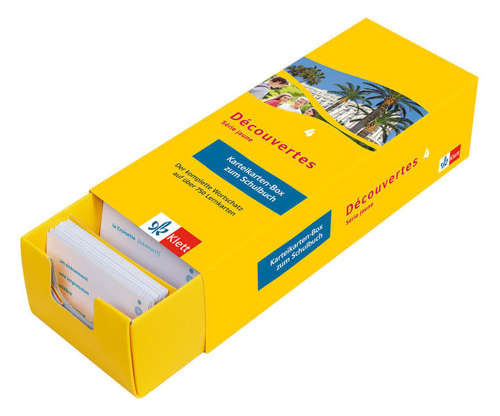 Produktbild: Découvertes Série Jaune 4. Vokabel-Lernbox zum Schulbuch