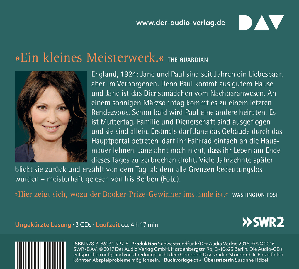 Weitere Ansicht: Ein Festtag,3 Audio-CDs | Graham Swift