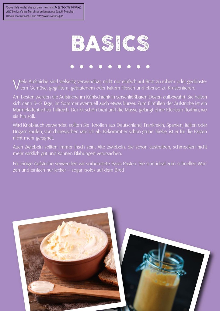 Weitere Ansicht: Aufstriche aus dem Thermomix® | Charly Till