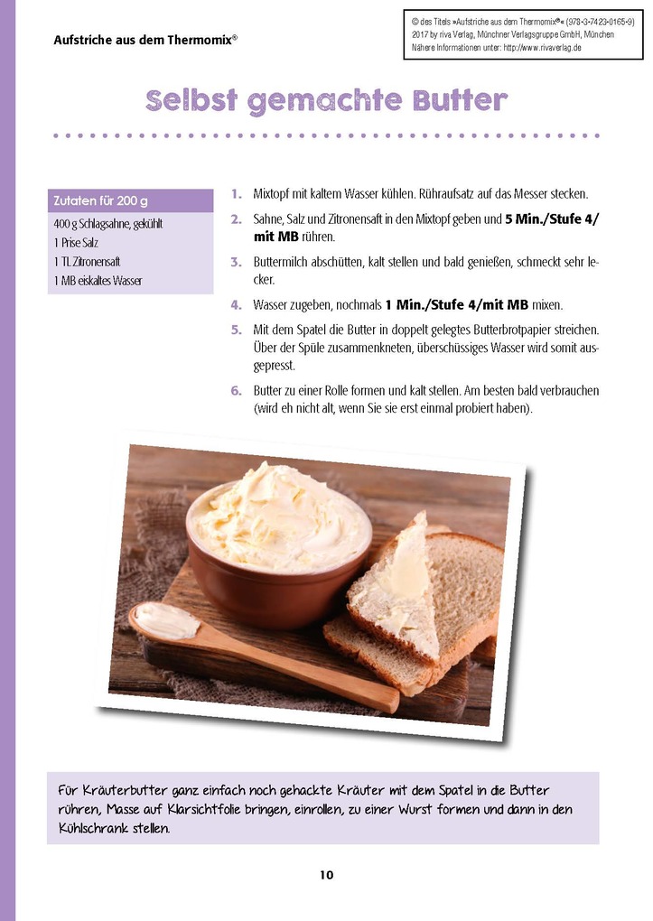 Weitere Ansicht: Aufstriche aus dem Thermomix® | Charly Till