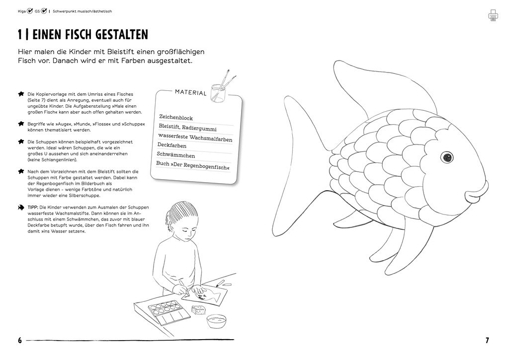 Weitere Ansicht: Das Regenbogenfisch-Begleitbuch | Burkhard Fries