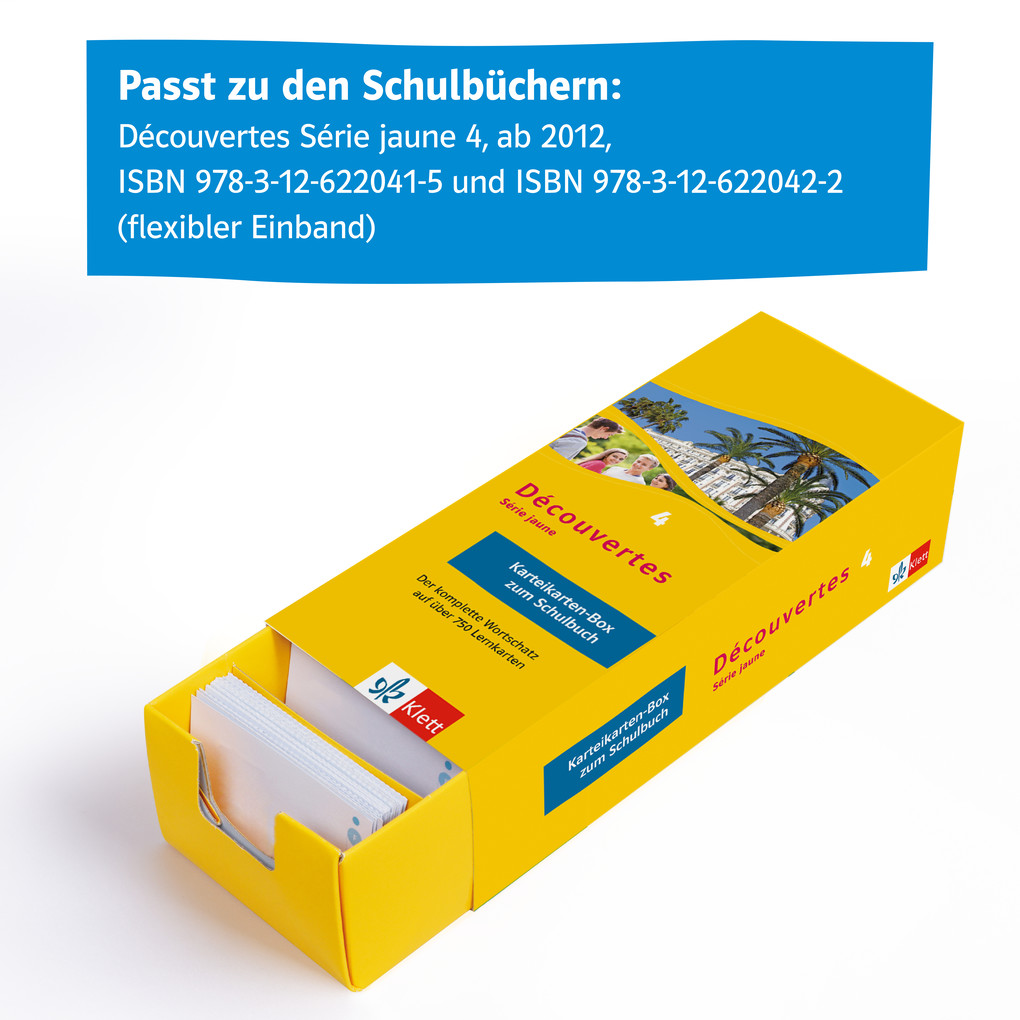 Weitere Ansicht: Découvertes Série Jaune 4. Vokabel-Lernbox zum Schulbuch