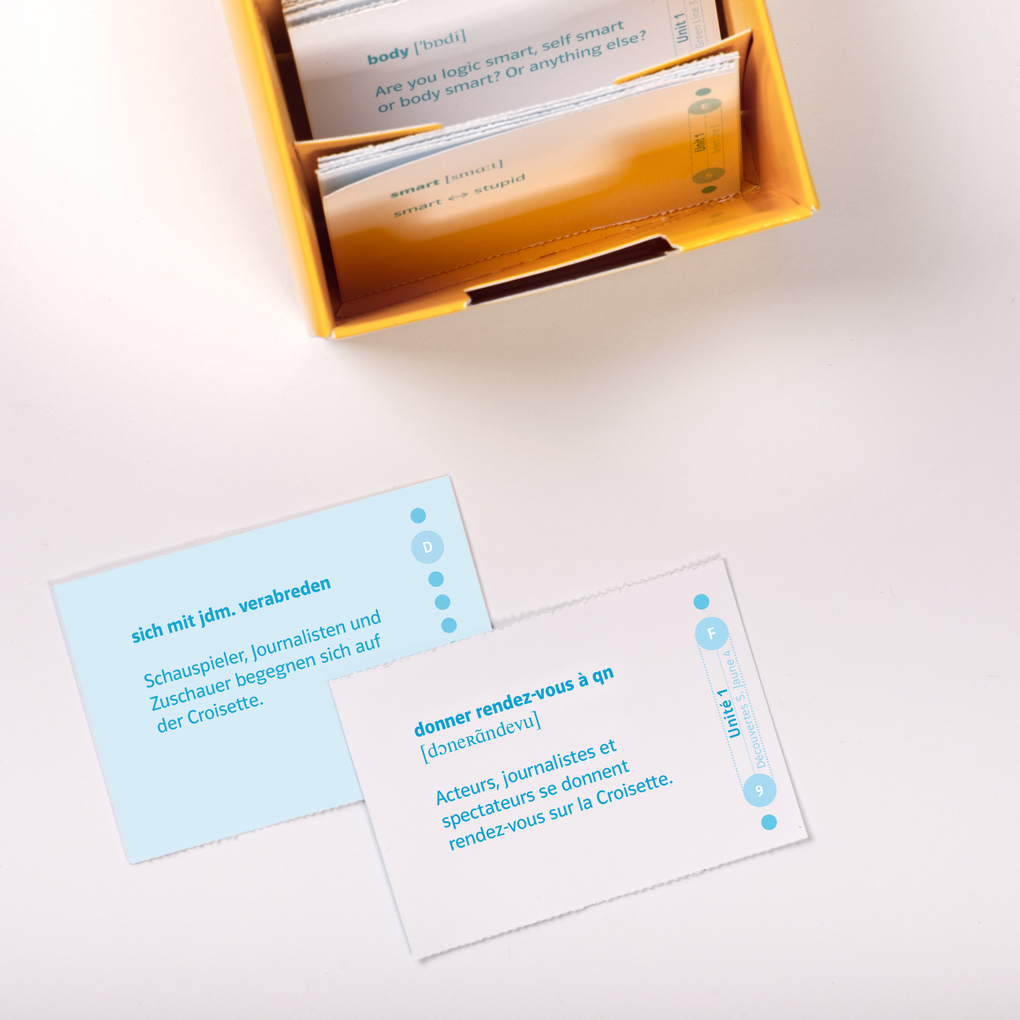 Weitere Ansicht: Découvertes Série Jaune 4. Vokabel-Lernbox zum Schulbuch