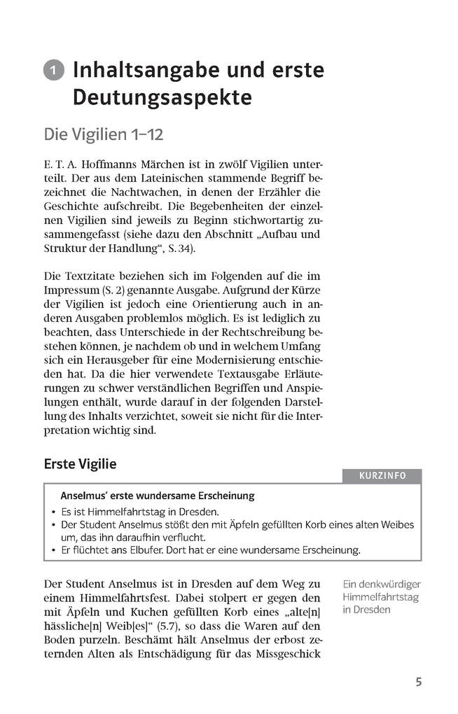 Weitere Ansicht: Klett Lektürehilfen E.T.A. Hoffmann "Der goldne Topf" | Monika Fellenberg