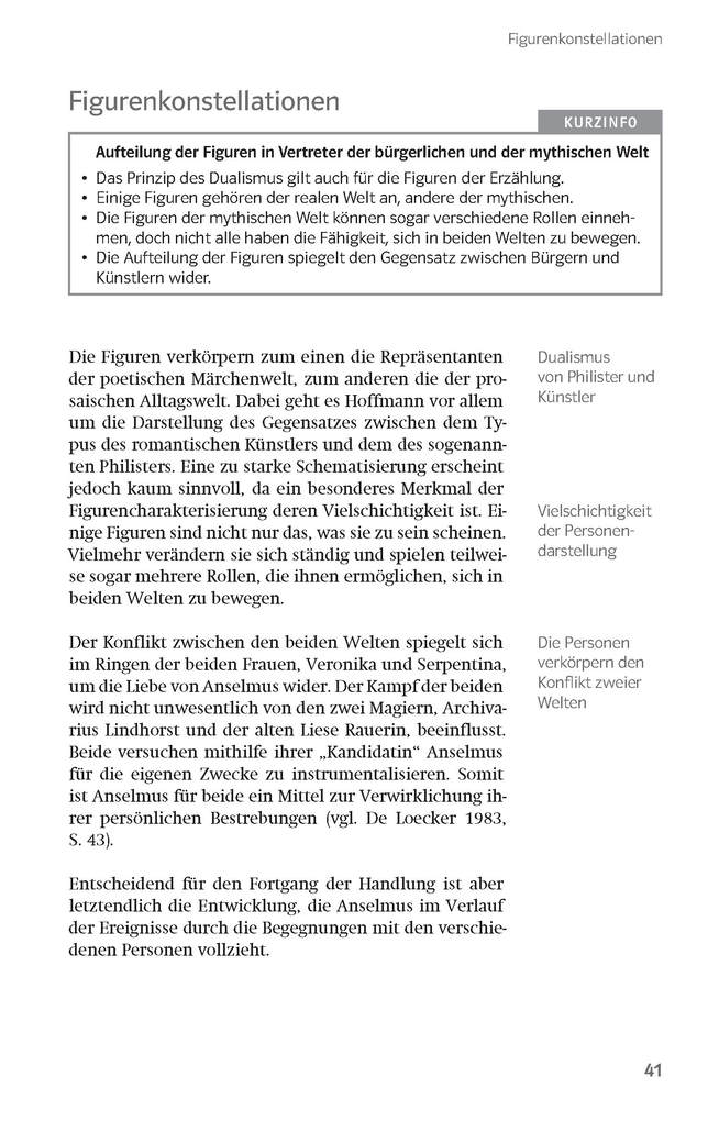 Weitere Ansicht: Klett Lektürehilfen E.T.A. Hoffmann "Der goldne Topf" | Monika Fellenberg