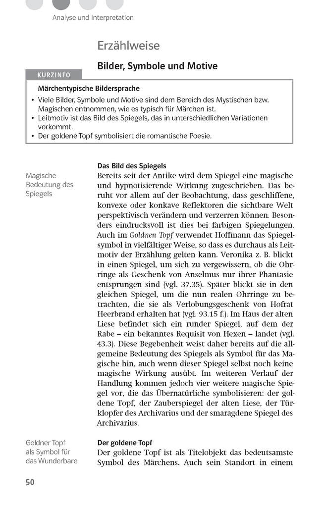 Weitere Ansicht: Klett Lektürehilfen E.T.A. Hoffmann "Der goldne Topf" | Monika Fellenberg