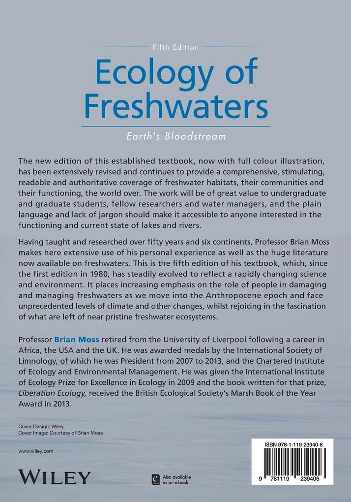 Weitere Ansicht: Ecology of Freshwaters | Brian R. Moss