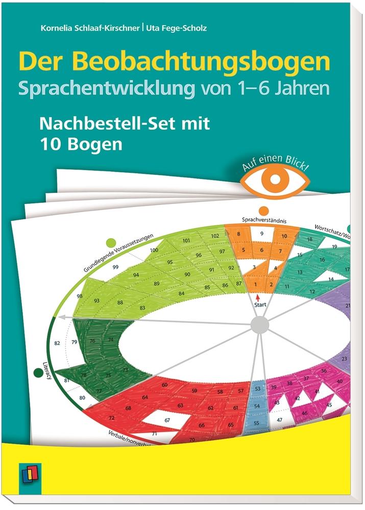 Produktbild: Auf einen Blick! - Der Beobachtungsbogen Sprachentwicklung von 1-6 Jahren | Kornelia Schlaaf-Kirschner, Uta Fege-Scholz