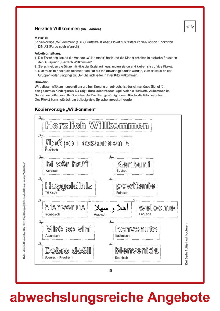 Weitere Ansicht: Kita aktiv Projektmappe Interkulturelle Bildung - unsere Welt ist bunt | Mareike Brombacher