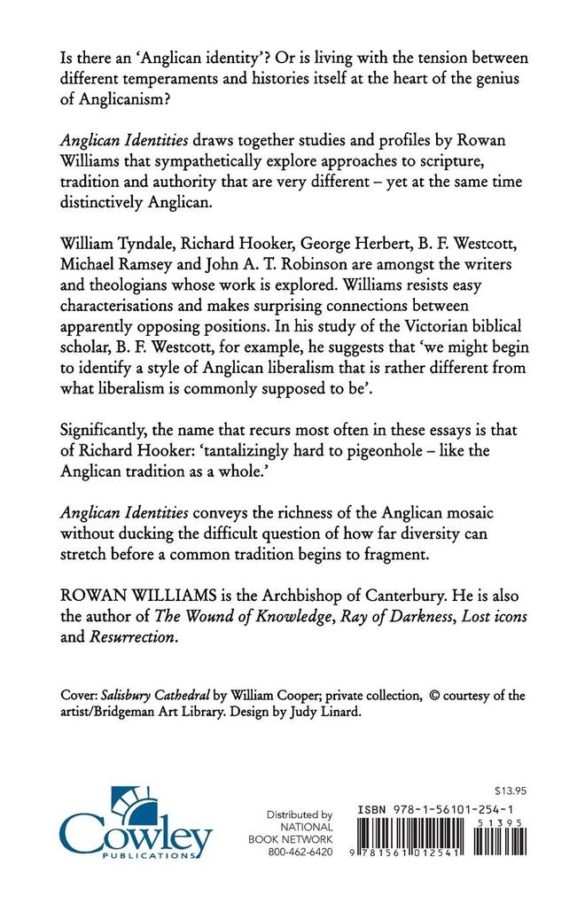 Weitere Ansicht: Anglican Identities | Rowan Williams