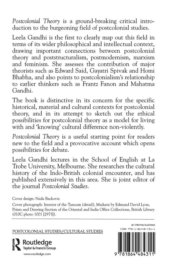 Weitere Ansicht: Postcolonial Theory | Leela Gandhi