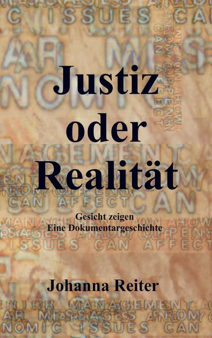 Produktbild: Justiz oder Realität | Johanna Reiter